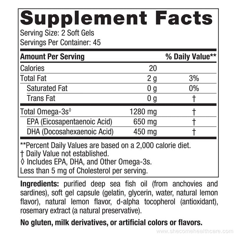 omega 3 fish oil Antioxidant Support omega3 softgels