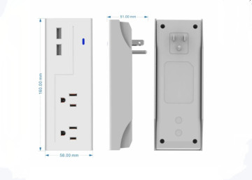 Injection plastic socket move pull up kitchen socket