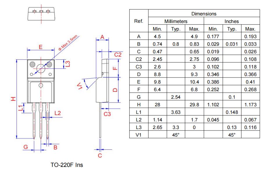 YZPST-BT139X-600D TO-220F