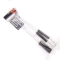 3pcs promotional chrome plated bbq tools set