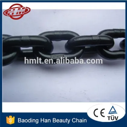 black 6mm hoist load chain g80