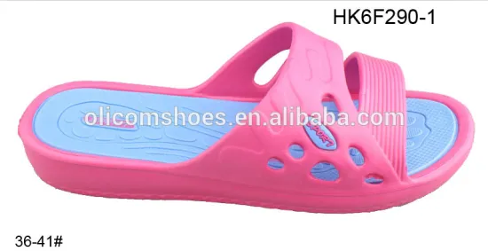 Eva Slide Sandal Bath Shower Spa Pool Slippers, High Quality women Slide Sandal