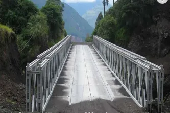 Galvanized Pedestrian Bridge Steel