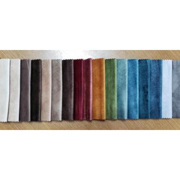 Polyester pour couvercle de canapé tissu en velours imprimé hollandais