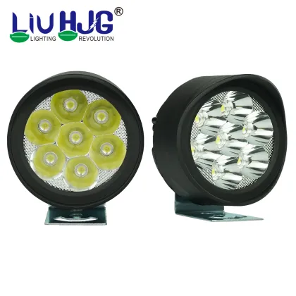 7Led Round Led Motorcycle Lights-Mini Fog Lights