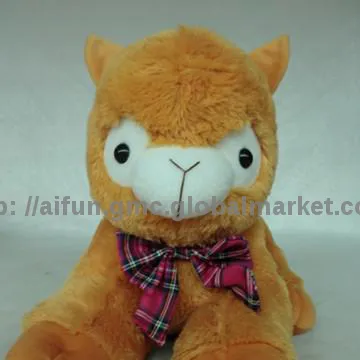 Lovely Alpaca soft toy, plush toy, stuffing toy