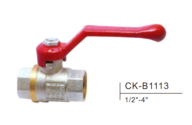 Válvula de bola de latón CK-B1113 1/2 "-4"