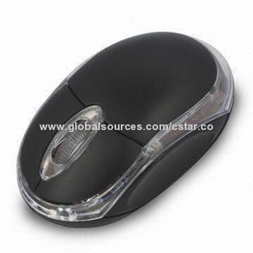 New USB Optical Scroll Wheel 3D Mouse, Suitable for PCs and Laptops