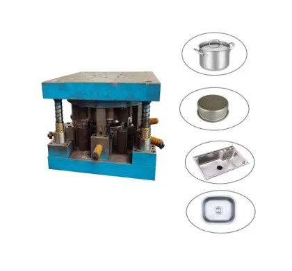 Cast iron cookware hydraulic press mould