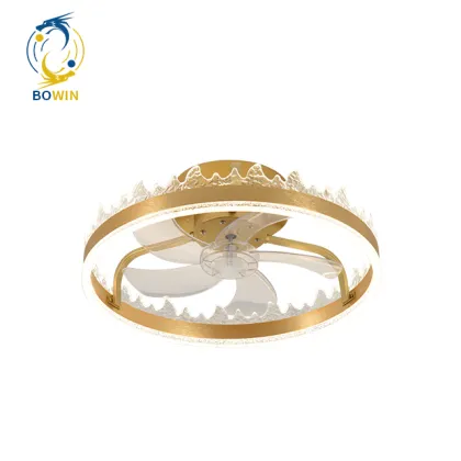 Luxury Modern Nordic LED Ceiling Fan Lamp