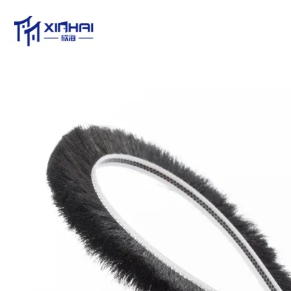 XINHAI Custom 6x6 7x7 Black Silicon Weather Strip Aluminum Sliding Window Wool Seal