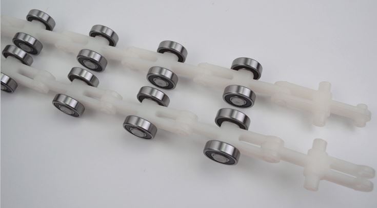 Sch****** Cadena de inversión para escaleras mecánicas 17 pares de rodillos Horquilla doble Sch****** Escalator Reversing Chain 17 pair rollers Double Fork
