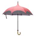 Pink Damen Pagode Regenschirm