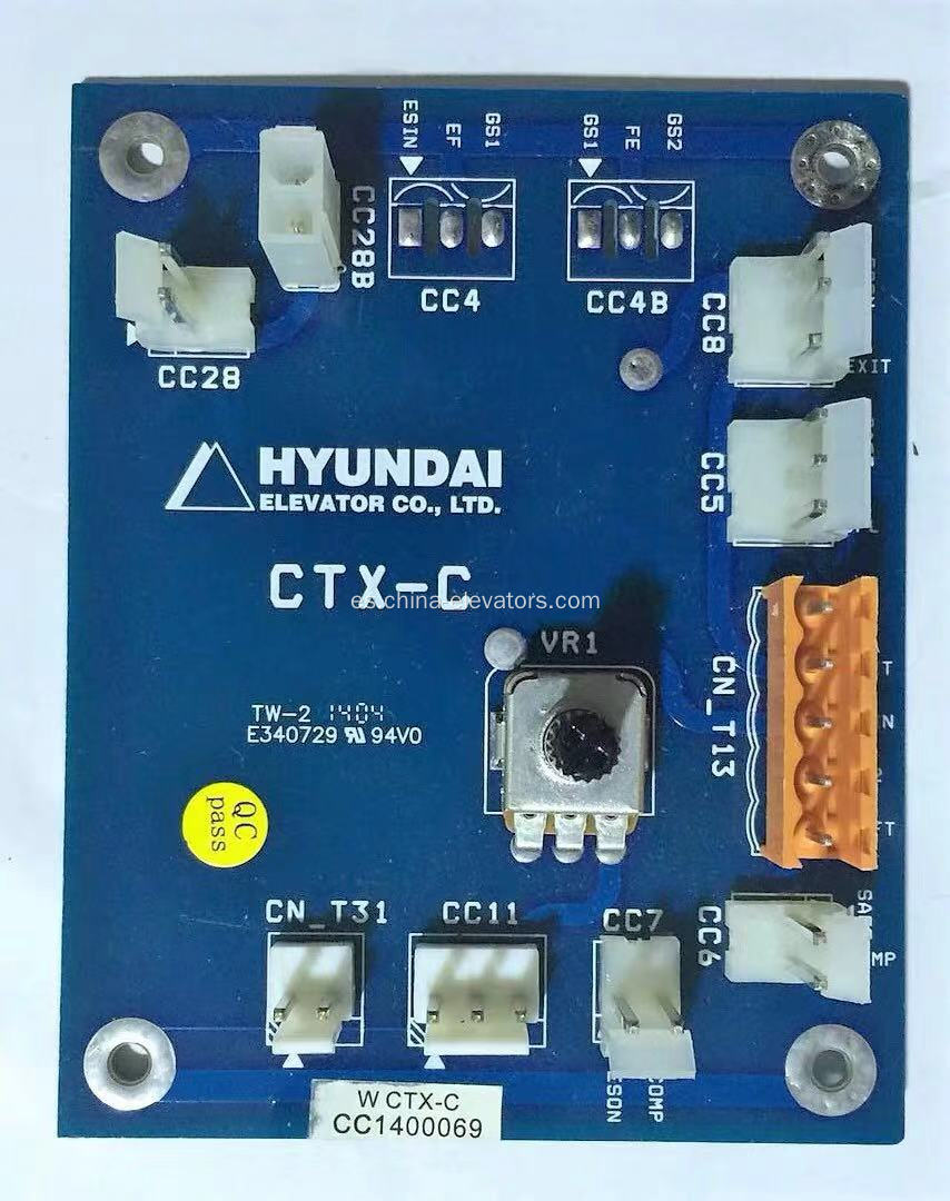CTX-C PCB Assy para ascensores Hyundai