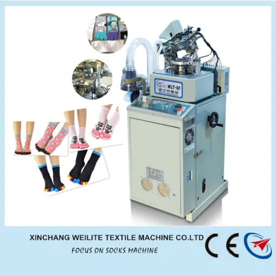 WLT FIVE TOE SOCKS KNITTING MACHINE WLT-6F818 LOVELY SOCKS
