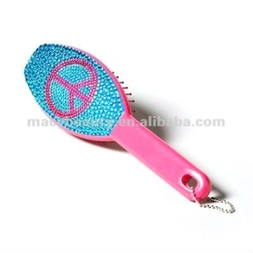 Bling personalized hair brush wholesale