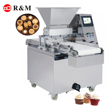 Small Home Use Chocolate Chip Cookie Machine: Mini Round Biscuit Depositor for Commercial and Home Baking