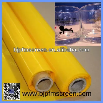 110/43T Polyester Mesh Count Silk Screen Printing Fabric