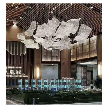Customized Crystal Chandelier for Modern Large Projects: Hotel Lobby and Banquet Hall Decoration