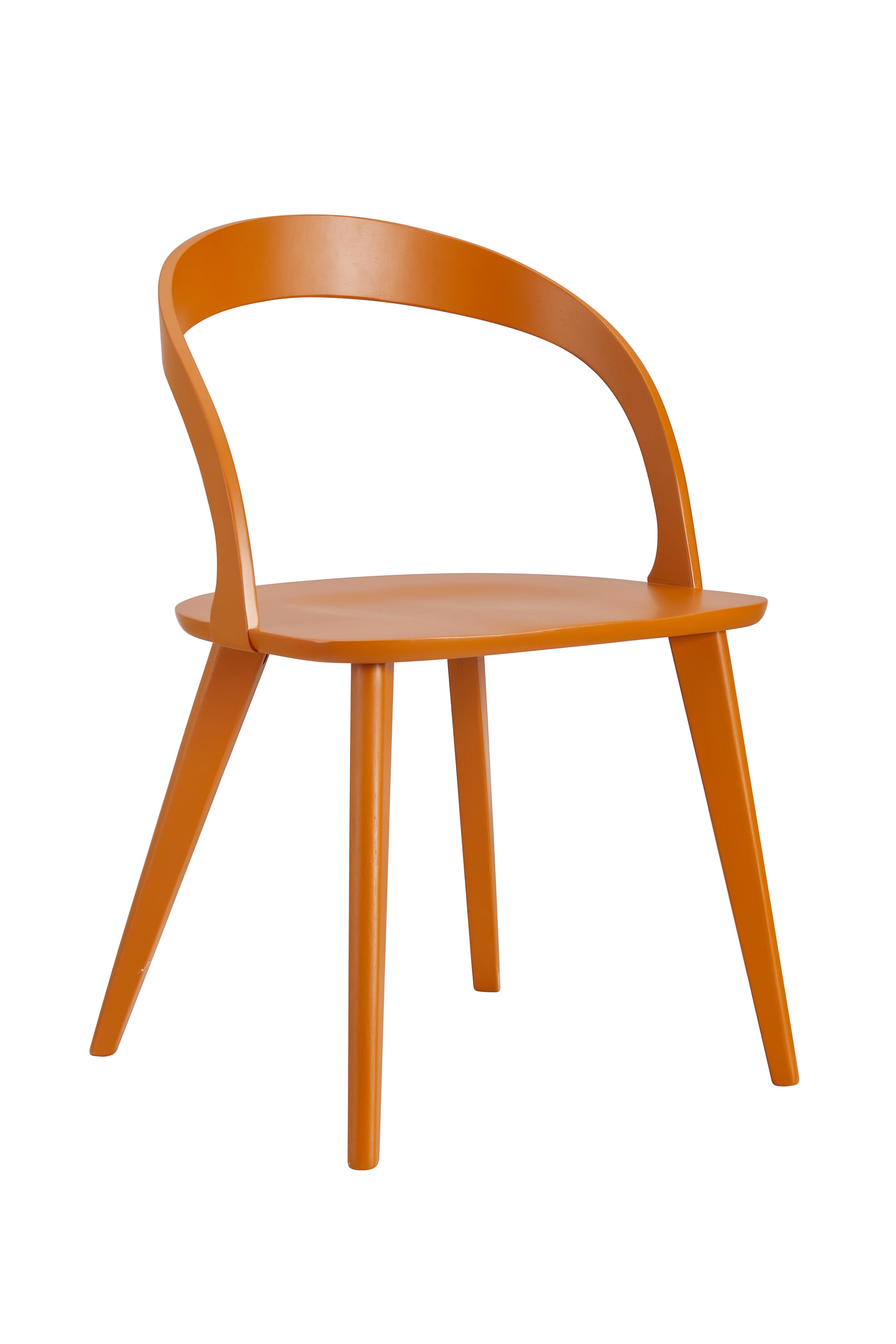 cadeira ao ar livre design inovador com encosto curvo