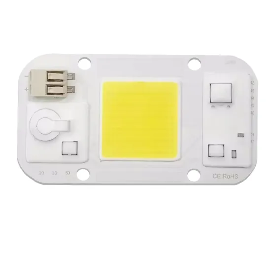 Newspectrum 50W LED COB High Power Solderless Connector Driverless COB LED Flip Chip Light Emitting Diode