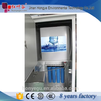 7 Stages Filtration RO System Sparkling Soda Water Vending Machine