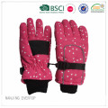 Children Full Printing Nylon Ski Gloves