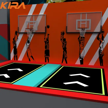Kids Fun Amusement Park: Plastic Indoor Playground with Trampoline