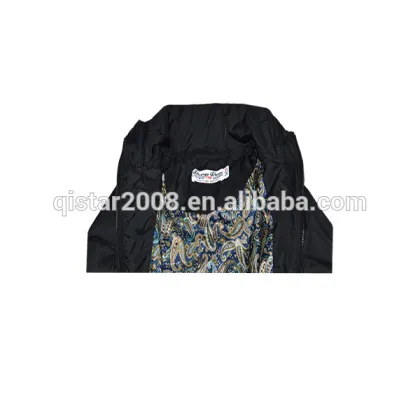 Fashion Spring Women Nylon and Pu Leather Jackets