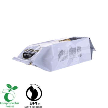 1 kg de café compostable bio paquete con corbata de estaño