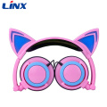 LinxLEDライト猫耳ヘッドフォン深センヘッドフォン