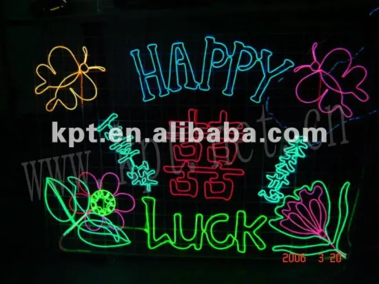 High brightness ,green flow el wire ,green el flashing wire