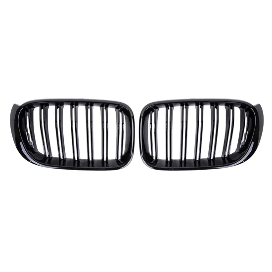High Quality Glossy Black Double Slat Front Grill for BMW X3/X4 F25/F26 2014-2017 ABS