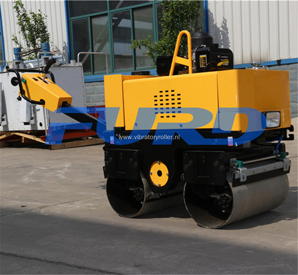 Small Vibratory Double Drum Vibratory Road Roller