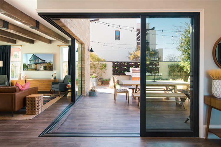 Double Glazed Patio Doors with Security Screen