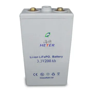 LiFePO4 Battery Pack with Nominal Voltage of 3.3V and Capacity of 200 to 260Ah