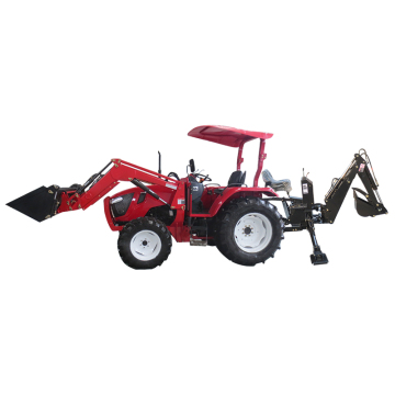 4x4 Mini Tractor with Loader and Backhoe for Farms