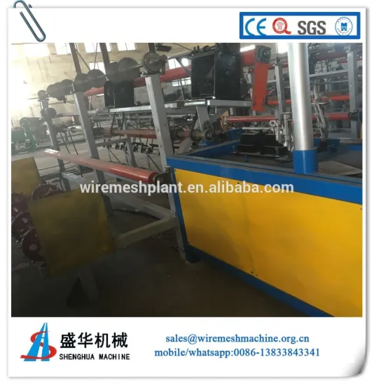 Easy operated chain link fence machine/Diamond mesh making machine