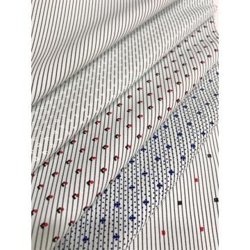 T/C Woven Yarn-dyed Stripe Printed Processing Fabric