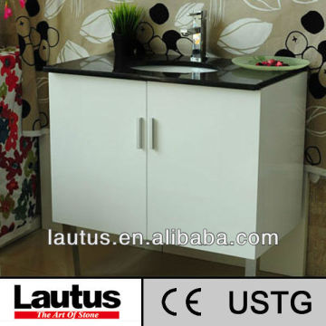CP050-V090BM integrated one piece bathroom countertops with built in sinks