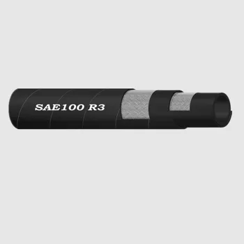 Fiber reinforced hydraulic hose SAE 100 R3
