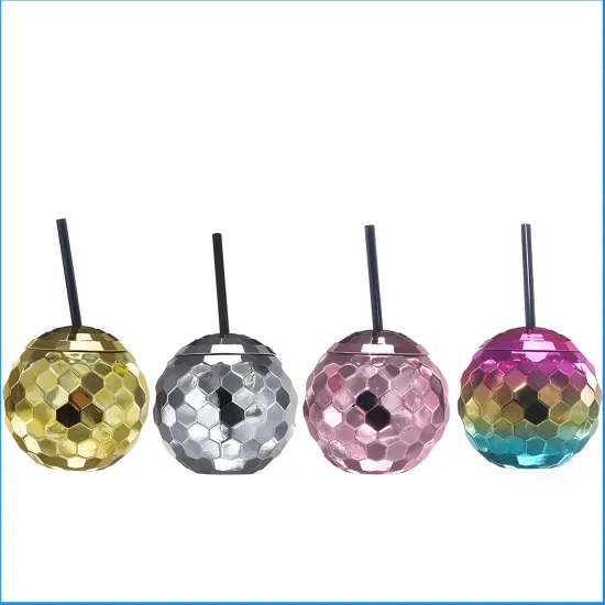 New Arrival Glitter Disco Balls - Pink Bling Mirror Cups for Party