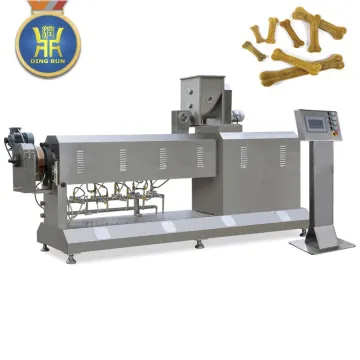 Dog chews and dog treats food machine processing line