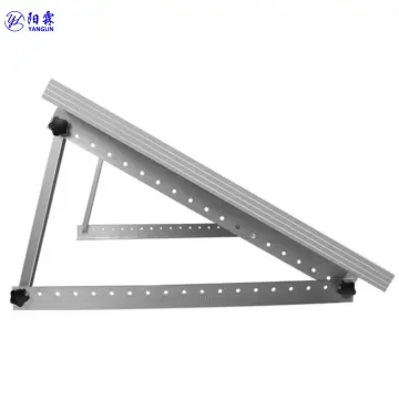 Adjustable Tilt Mount Brackets for Solar Panels on Flat Surfaces for RV Off-Grid PV Systems