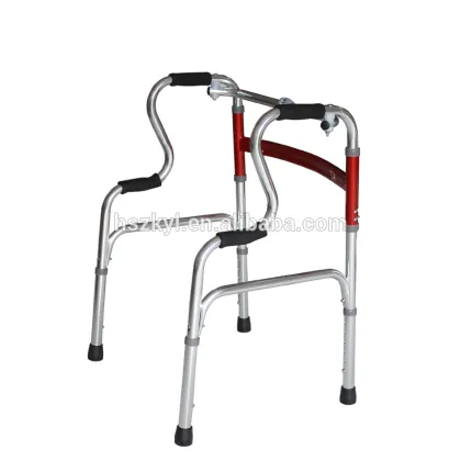 aluminium foldable stair climbing walker walking aid