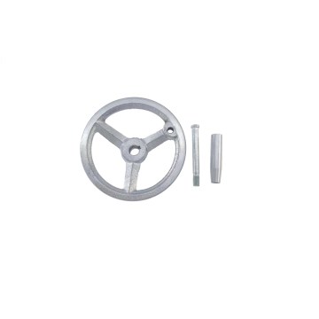 China Supplies CNC Machine Lathe Apron Tailstock Chrome Plated Iron Casting Handwheel