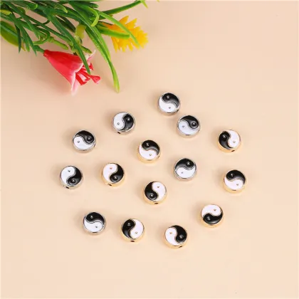 Wholesale Yin Yang Beads Jewelry Findings for DIY Bracelets