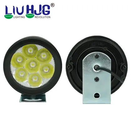 7Led Round Led Motorcycle Lights-Mini Fog Lights