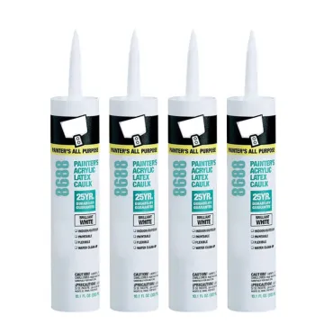 High-Quality Weatherproof Paintable Silver Gray Acrylic Caulking Sealant 280ml