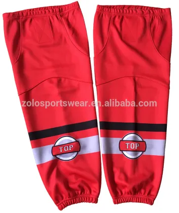 100% polyester knitting sublimated striped USA ice hockey socks